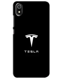 Чехол для Xiaomi Redmi 7A с картинкой «Tesla White Logo»