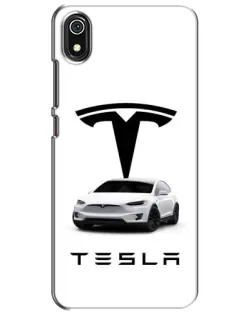 Чехол для Xiaomi Redmi 7A с картинкой «Tesla White Style»