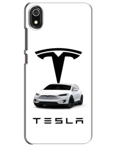 Чехол для Xiaomi Redmi 7A с картинкой «Tesla White Style»