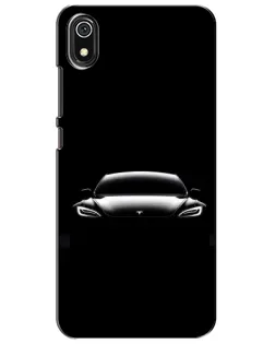 Чехол для Xiaomi Redmi 7A с картинкой «Фары Tesla Night»