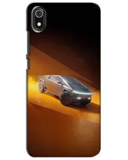 Чехол для Xiaomi Redmi 7A с картинкой «Cybertruck в пустыне»