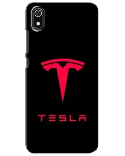 Чехол для Xiaomi Redmi 7A с картинкой «Tesla Red Logo»