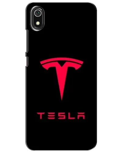 Чехол для Xiaomi Redmi 7A с картинкой «Tesla Red Logo»