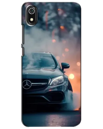 Чехол для Xiaomi Redmi 7A с картинкой «Mercedes — ночной город»