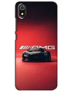 Чехол для Xiaomi Redmi 7A с картинкой «Mercedes AMG — красная линия»