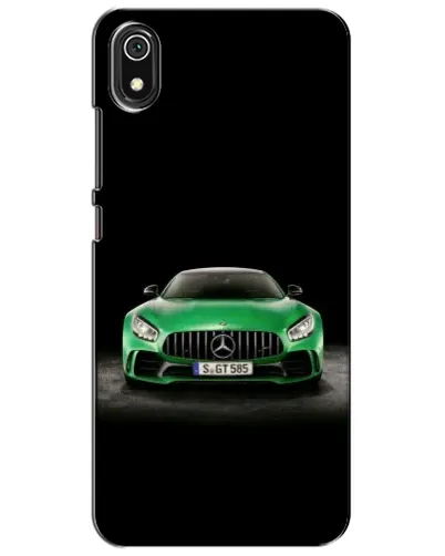 Чехол для Xiaomi Redmi 7A с картинкой «Mercedes — неоновый лого»