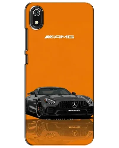 Чехол для Xiaomi Redmi 7A с картинкой «Оранжевый Mercedes AMG»