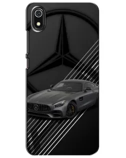 Чехол для Xiaomi Redmi 7A с картинкой «Mercedes AMG — графика»