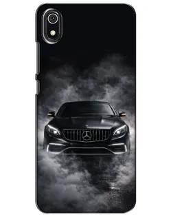 Чехол для Xiaomi Redmi 7A с картинкой «Mercedes в дыму»