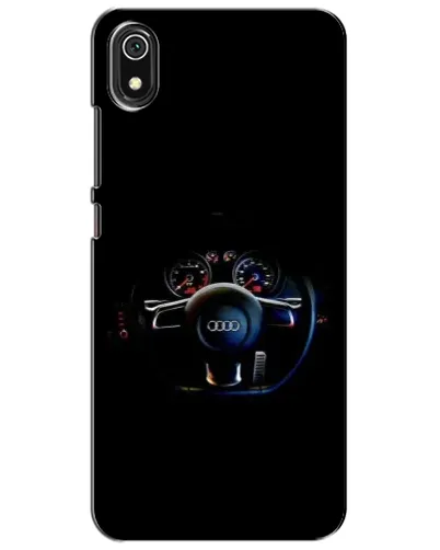 Чехол для Xiaomi Redmi 7A с картинкой «Салон Audi — руль»