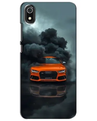 Чехол для Xiaomi Redmi 7A с картинкой «Audi в облаках дыма»