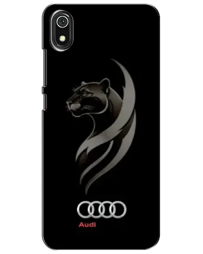Чехол для Xiaomi Redmi 7A с картинкой «Графика — пантера и Audi»