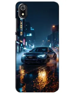 Чехол для Xiaomi Redmi 7A с картинкой «Ночной город и Audi»