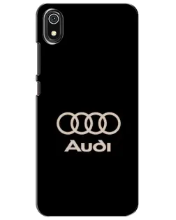Чехол для Xiaomi Redmi 7A с картинкой «Audi — золотой логотип»