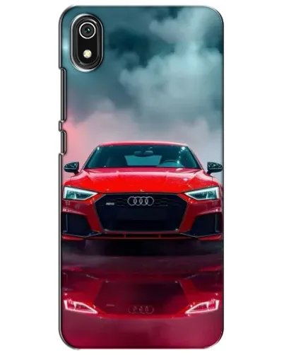 Чехол для Xiaomi Redmi 7A с картинкой «Audi RS — красный стиль»