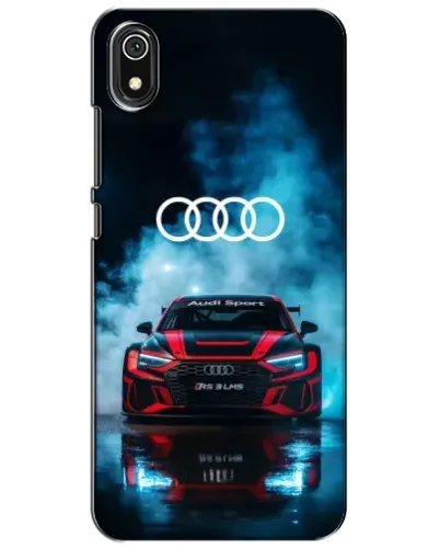 Чехол для Xiaomi Redmi 7A с картинкой «Audi Sport — неон»