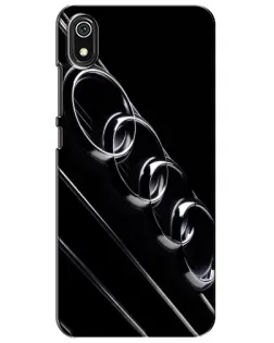 Чехол для Xiaomi Redmi 7A с картинкой «Audi — абстрактные кольца»