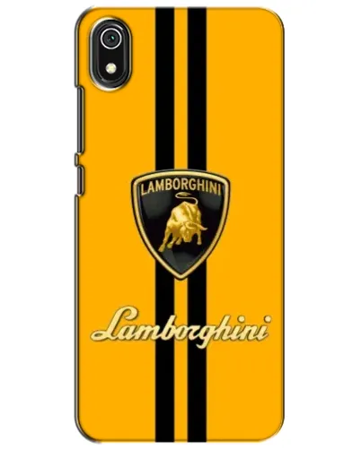 Чохол для Xiaomi Redmi 7A з картинкою «Lamborghini Stripe жовтий»