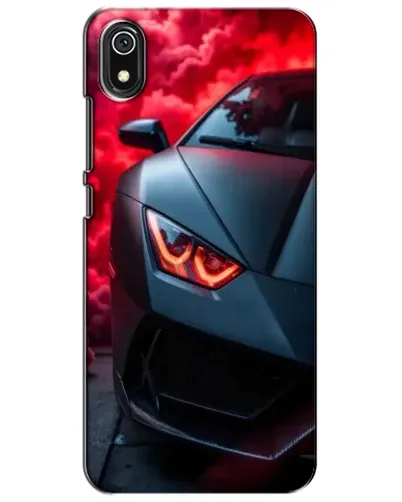Чохол для Xiaomi Redmi 7A з картинкою «Lamborghini червоне сяйво»