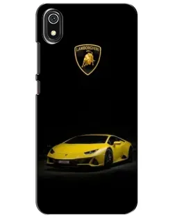 Чохол для Xiaomi Redmi 7A з картинкою «Lamborghini жовтий акцент»