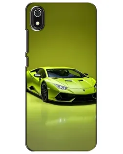 Чохол для Xiaomi Redmi 7A з картинкою «Салатовий Lamborghini Huracan»