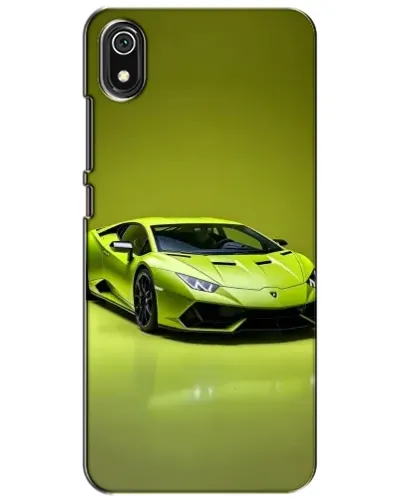 Чохол для Xiaomi Redmi 7A з картинкою «Салатовий Lamborghini Huracan»