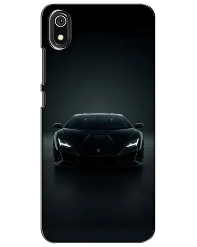 Чохол для Xiaomi Redmi 7A з картинкою «Чорний Lamborghini Aventador»