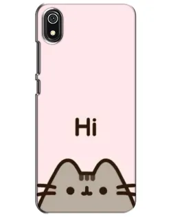 Чехол для Xiaomi Redmi 7A с картинкой «Пушин говорит Hi»