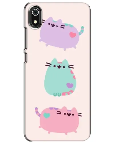 Чехол для Xiaomi Redmi 7A с картинкой «Pusheen трио»
