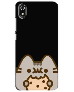 Чехол для Xiaomi Redmi 7A с картинкой «Пушин на черном»