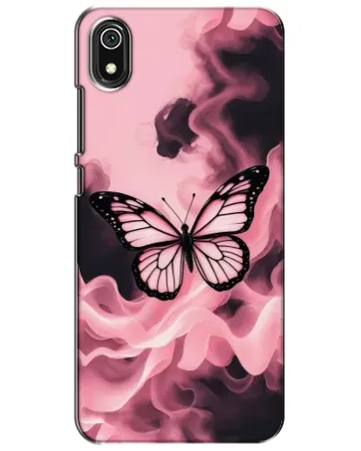 Чехол для Xiaomi Redmi 7A с картинкой «Бабочка в дыму»
