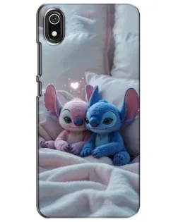 Чехол для Xiaomi Redmi 7A с картинкой «Плюшевые Стич Ангел»