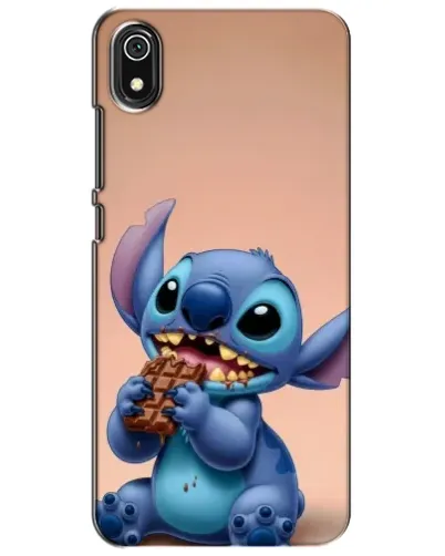 Чехол для Xiaomi Redmi 7A с картинкой «Стич ест шоколад»
