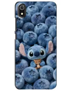Чехол для Xiaomi Redmi 7A с картинкой «Стич и голубика»