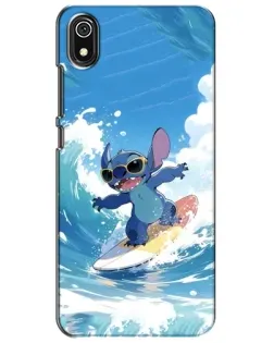 Чехол для Xiaomi Redmi 7A с картинкой «Стич на волне»