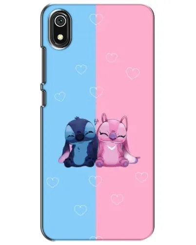 Чехол для Xiaomi Redmi 7A с картинкой «Stitch и Angel Love»