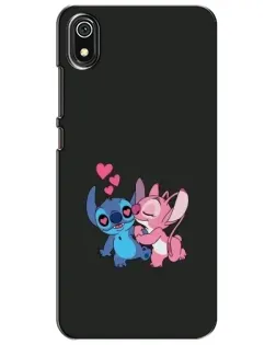Чехол для Xiaomi Redmi 7A с картинкой «Анжел целует Стича»