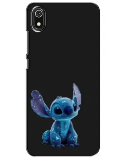 Чехол для Xiaomi Redmi 7A с картинкой «Стич на черном»