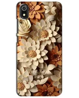 Чохол для Xiaomi Redmi 7A з картинкою «Бежевий флористичний декор» Чохол для Xiaomi Redmi 7A з картинкою «Бежевий флористичний декор»