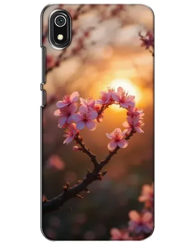 Чохол для Xiaomi Redmi 7A з картинкою «Рожевий цвіт сердечко на тлі заходу» Чохол для Xiaomi Redmi 7A з картинкою «Рожевий цвіт сердечко на тлі заходу»