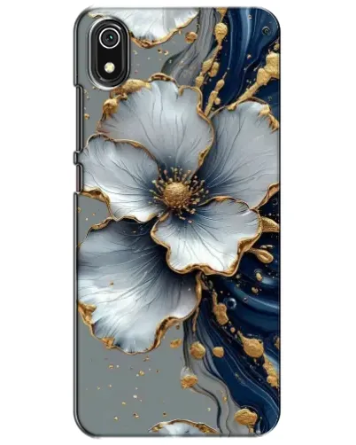 Чехол для Xiaomi Redmi 7A с картинкой «Белый цветок и золотой флюид» Чехол для Xiaomi Redmi 7A с картинкой «Белый цветок и золотой флюид»