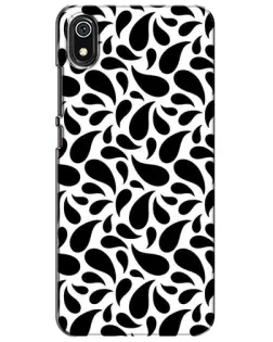 Чехол для Xiaomi Redmi 7A с картинкой «Контрастные черные капли»