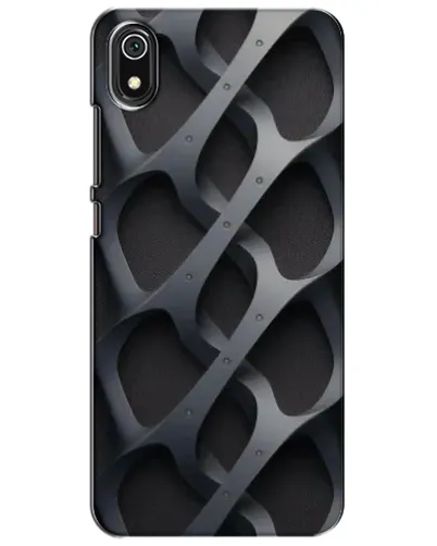 Чехол для Xiaomi Redmi 7A с картинкой «Объемное серое плетение»
