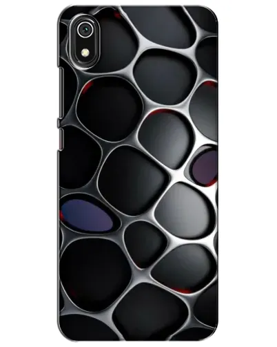Чехол для Xiaomi Redmi 7A с картинкой «Объемная темная решетка»