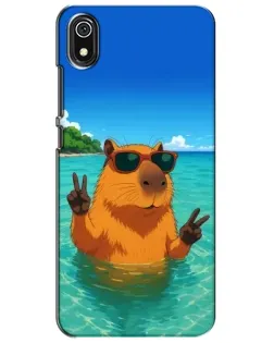 Чохол для Xiaomi Redmi 7A з картинкою «Морська капібара»