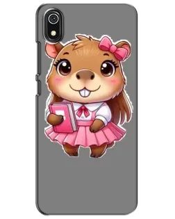 Чохол для Xiaomi Redmi 7A з картинкою «Дівчинка капібара»