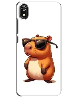 Чохол для Xiaomi Redmi 7A з картинкою «Капібара в окулярах»