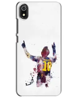 Чехол для Xiaomi Redmi 7A с картинкой «Акварельный Месси Барселона»