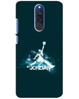 Чехол для Xiaomi Redmi 8 с картинкой «Jordan Blue Fire» Чехол для Xiaomi Redmi 8 с картинкой «Jordan Blue Fire»