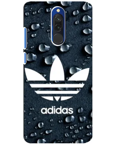 Чехол для Xiaomi Redmi 8 с картинкой «Adidas Trefoil Blue»